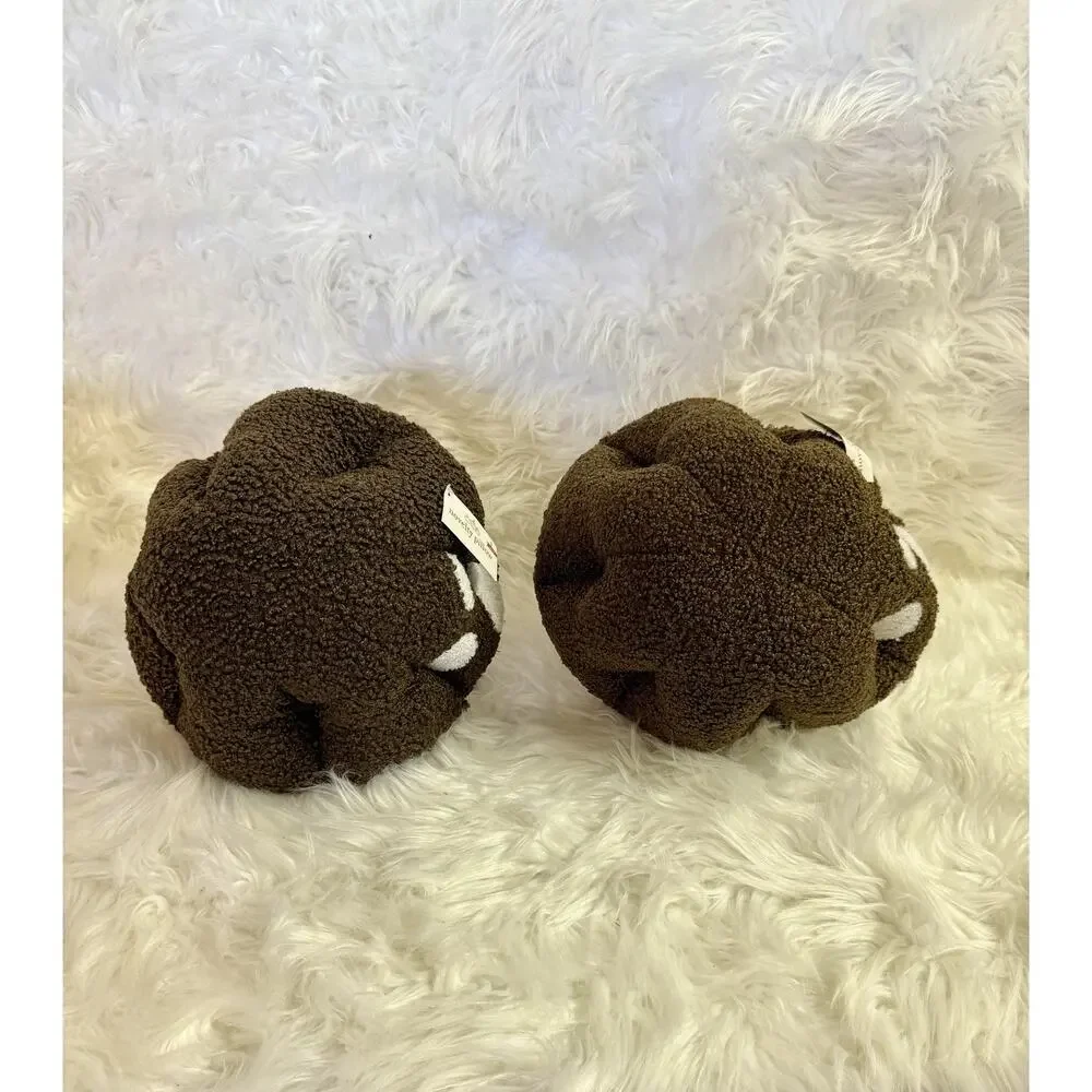 2 Target Bullseye Playground Sherpa Mushroom Shape Novelty Pillows Fall 2025 NWT